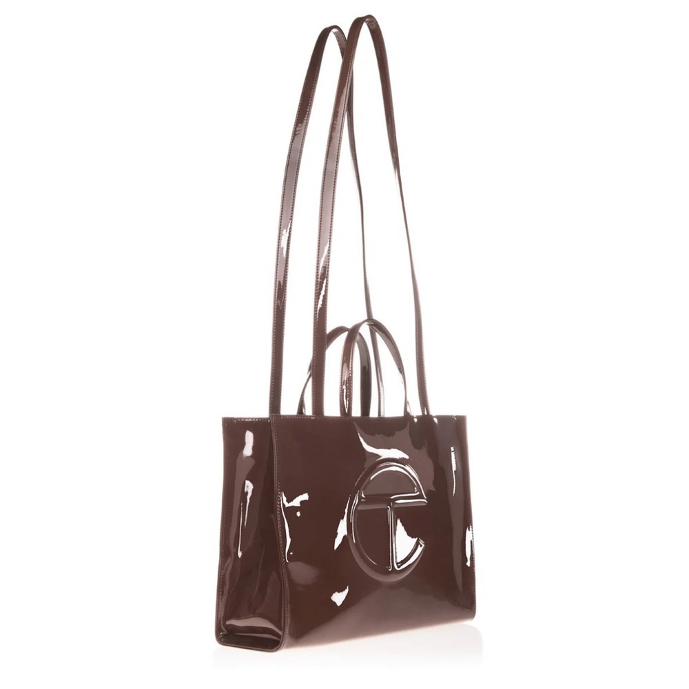 Medium chocolate patent Telfar